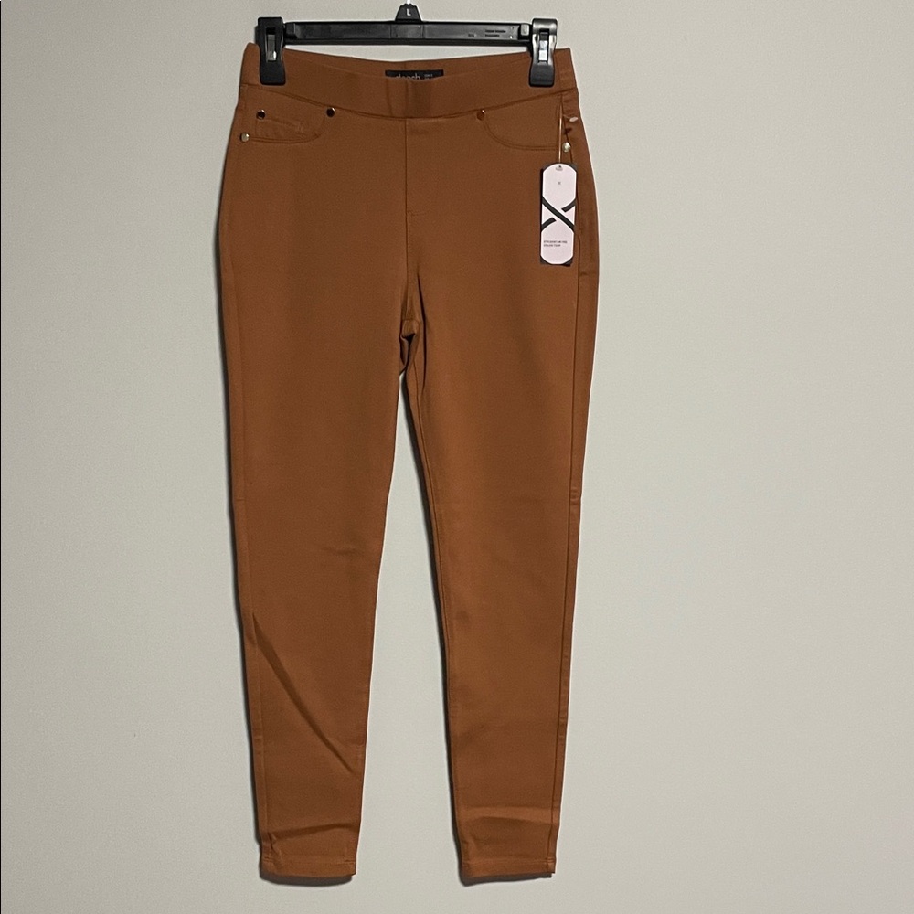 Stoosh Brown Pull On Legging Pants Size Small NEW